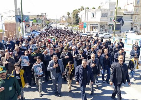 تشییع باشکوه شهید مدافع وطن در پلدختر