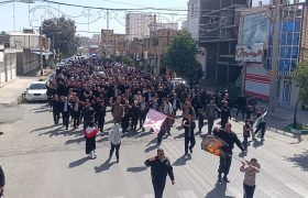 قیام مردم روزه دار پلدختر علیه جنایات آمریکا و رژیم صهیونیستی