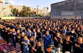 اقامه نماز باشکوه عید فطر در پلدختر