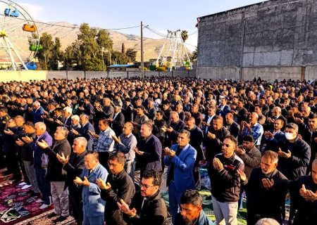 اقامه نماز باشکوه عید فطر در پلدختر