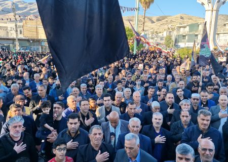 حضور حماسی پلدختری ها در میدان سوگواری سید الشهدای انقلاب