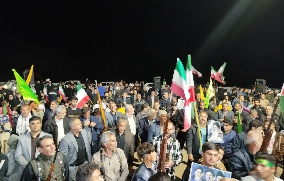 افرینه، صحنه تجدید میثاق مدافعان میهن با آرمان‌های انقلاب