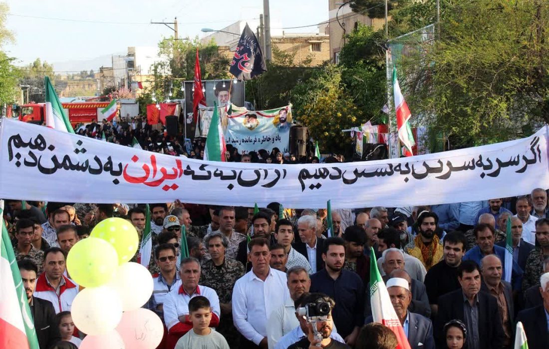 جان‌فدایان پلدختری اقتدار را به رخ دنیا کشیدند