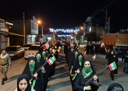 پنجاه و ششمین خروش شبانه پلدختری ها با میدان‌داری دختران جان فدا
