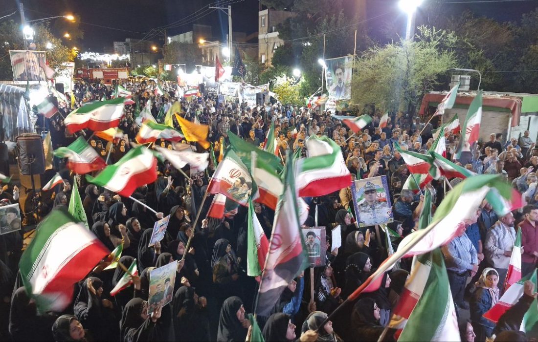 طنین اقتدار در شصت و نهمین شب حماسه خیابان در پلدختر