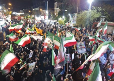 طنین اقتدار در شصت و نهمین شب حماسه خیابان در پلدختر