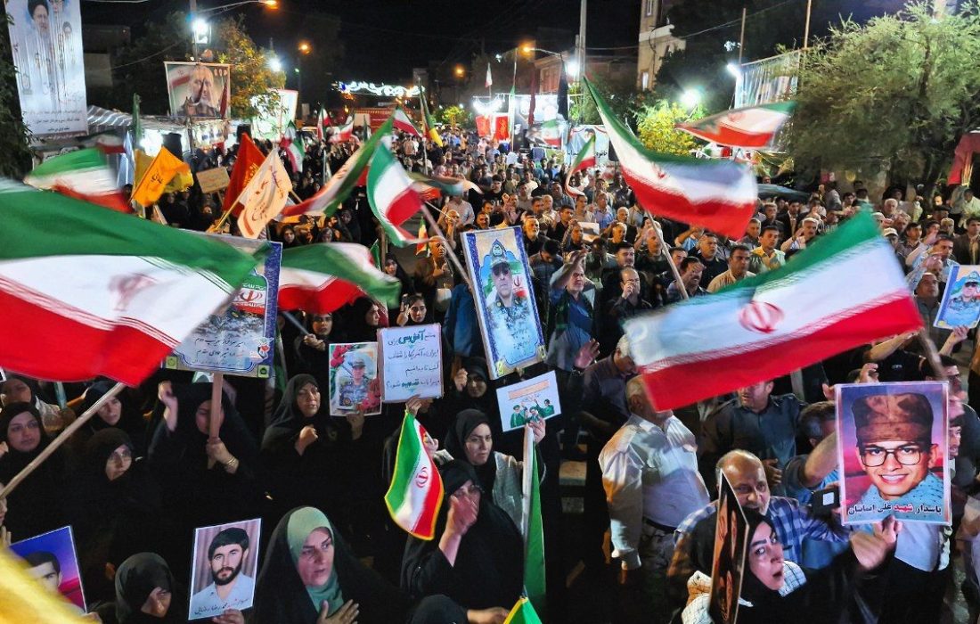 خیابان های پلدختر در تسخیر حماسه سازان وطن