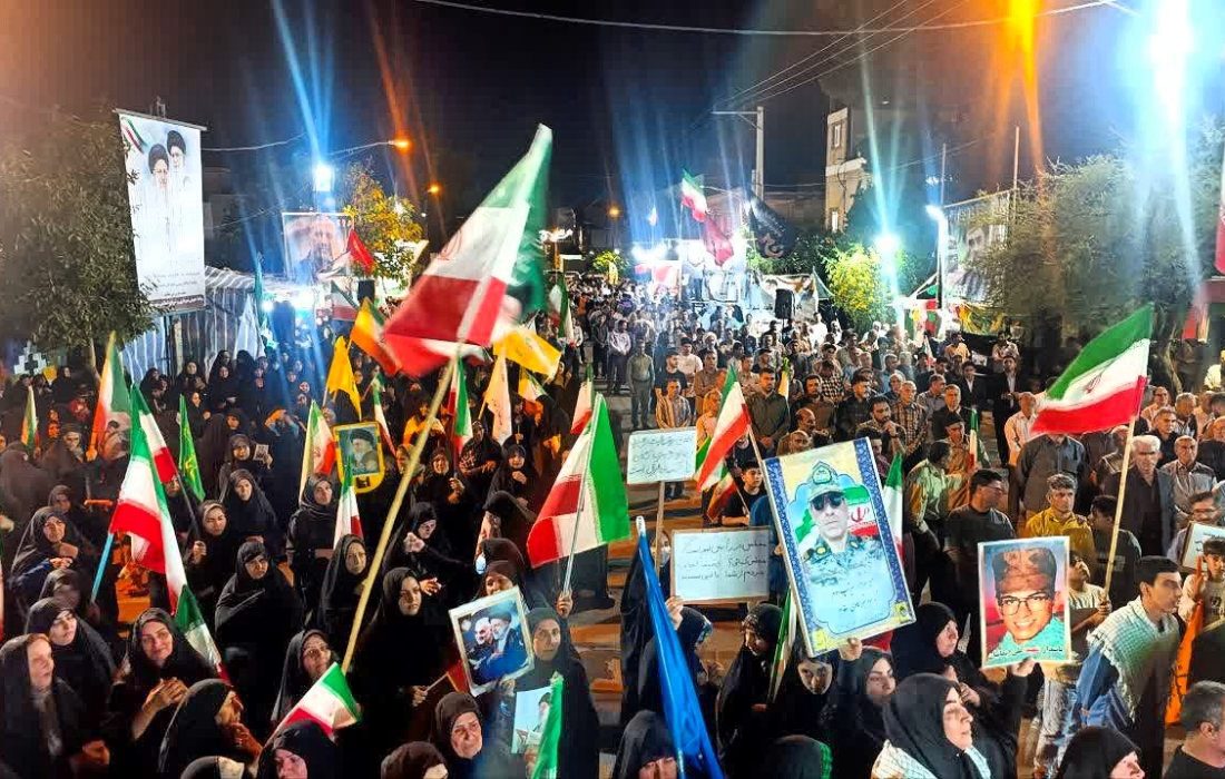 مردم پلدختر میدان‌دار شب‌های مقاومت شدند