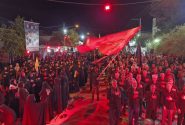 طنین ولایت‌مداری حماسه‌سازان پلدختری در شب علمدار کربلا