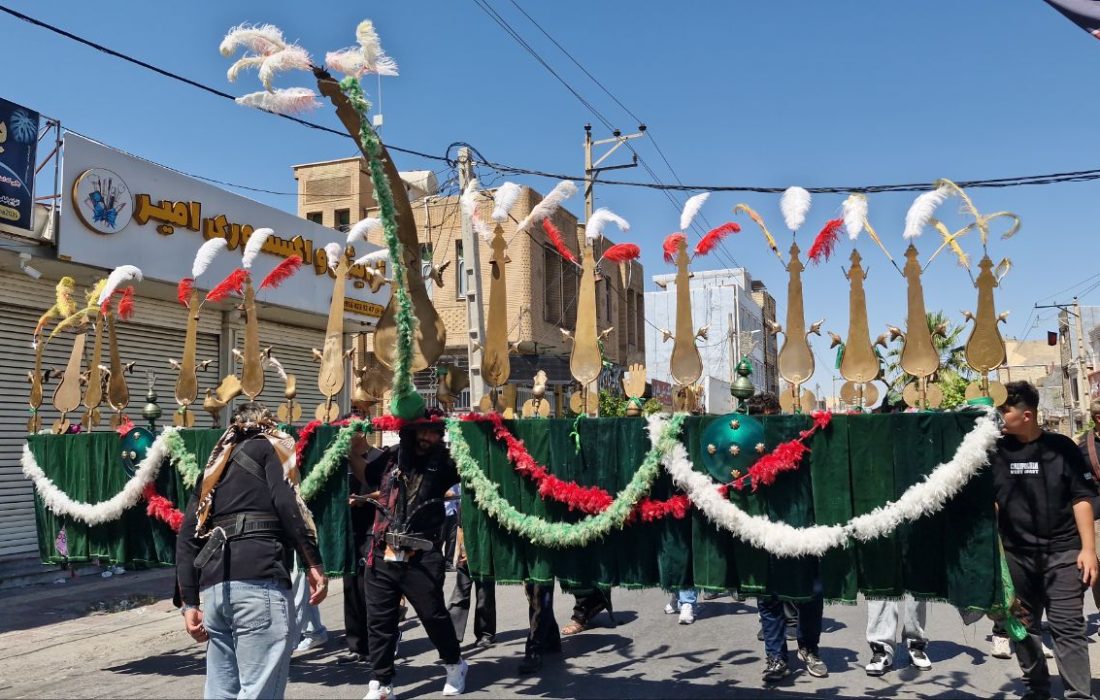 پلدختر غرق در سوگ عاشورا