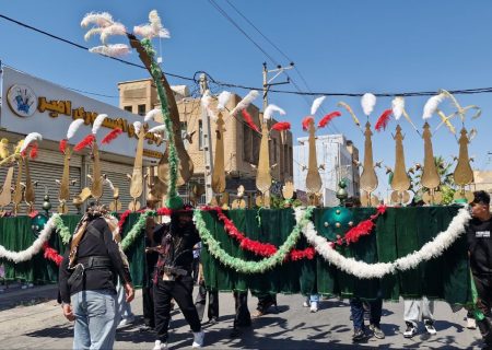 پلدختر غرق در سوگ عاشورا