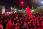 میدان‌داری عزاداران پلدختری در شب ۱۱۴ سنگر خیابان