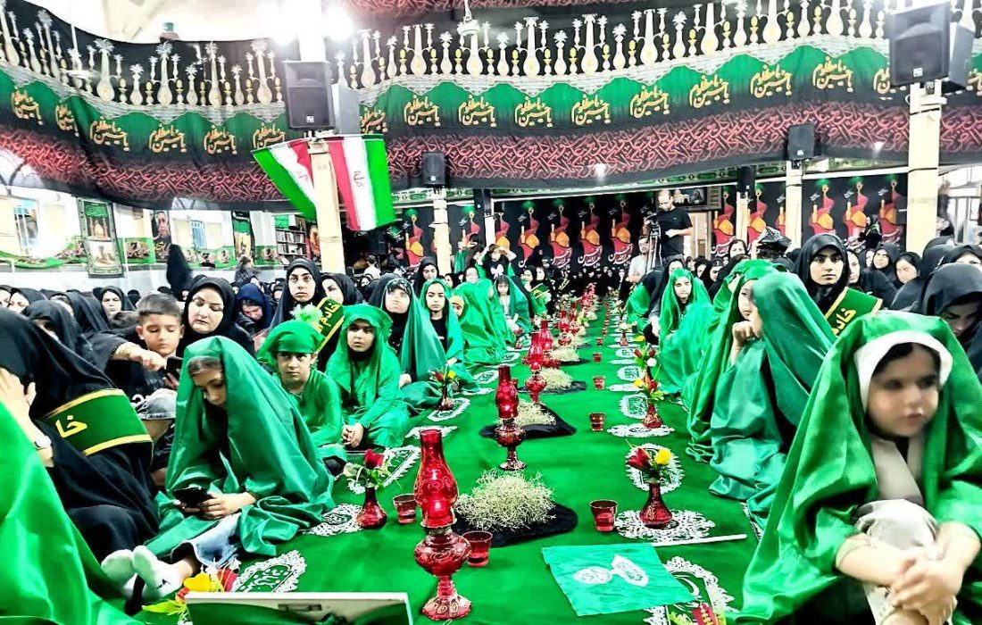 دستان کوچک، دل‌های آسمانی؛ بر سفره حضرت رقیه (س)در پلدختر