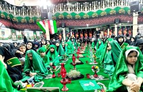 دستان کوچک، دل‌های آسمانی؛ بر سفره حضرت رقیه (س)در پلدختر
