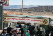 خدمت‌رسانی شبانه‌روزی موکب مکتب‌الشهدای میانکوه شرقی معمولان به زائران اربعین