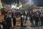 شور حسینی خونخواهان امام شهید در پلدختر