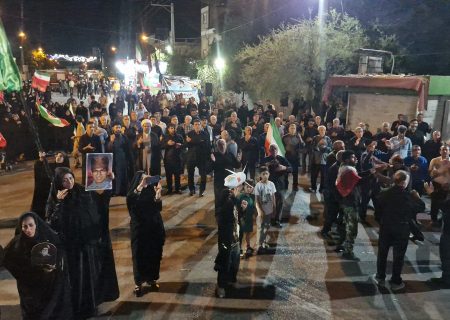 شور حسینی خونخواهان امام شهید در پلدختر