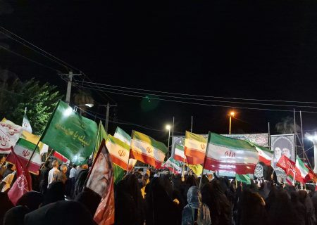 ایستادگی و حضور پرشور مردم پلدختر در صد و چهلمین شب «حماسه خیابان»