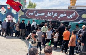 موکب شهید شکارچی سراب حمام ؛از تشییع امام شهید تا میزبانی زائران اربعین