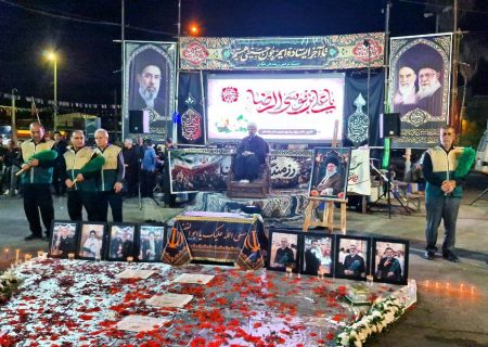 پلدختر در سوگ امام رضا(ع)؛ شکوه عزاداری مردم در موج ۱۶۵ حماسه خیابان
