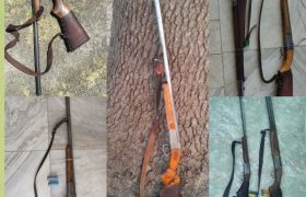 کشف و ضبط ۷ قبضه سلاح شکاری از متخلفان زیست‌محیطی در پلدختر