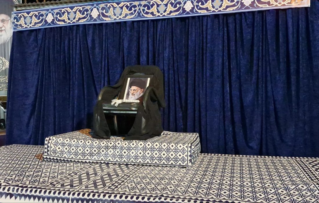 مراسم چهلمین روز تشییع و تدفین رهبر شهید انقلاب اسلامی در پلدختر برگزار شد