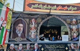 خدمت عاشقانه به زائران اربعین در گرمای ۴۵ درجه پلدختر