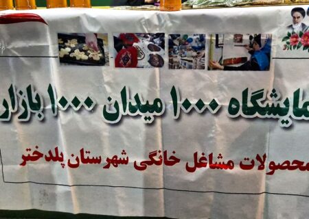 «هزار میدان، هزار بازار»؛ ویترینی از تولیدات و دستاوردهای مشاغل خانگی پلدختر